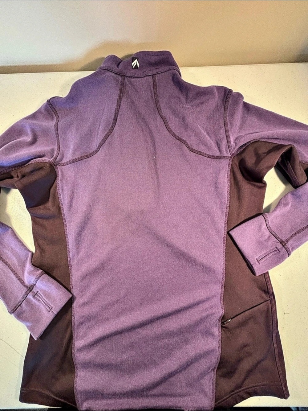 Outfitter Trading Co Purple Long Sleeve Pullover with Breckenridge emblem